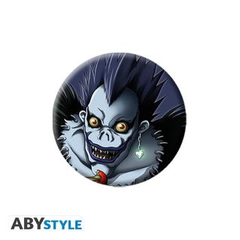 Death Note - Badge Pack - Mix Finden Sie Ryik, Licht und die kultigsten Symbole von Death Note auf diesem Abzeichen von ABYstyle! Was ist mit dir? Was ist Ihre Definition von Gerechtigkeit? L's oder Kiras?